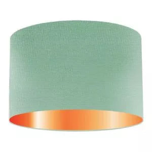 Jade Silk Drum Lampshade