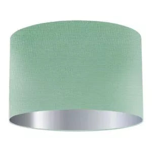 Jade Silk Drum Lampshade
