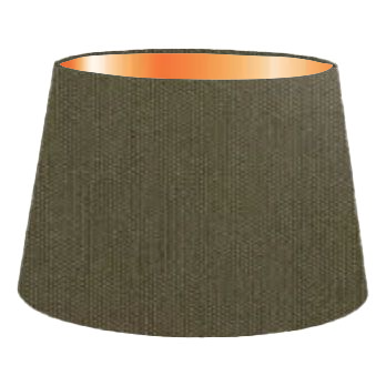 Khaki Cotton French Drum Lampshade