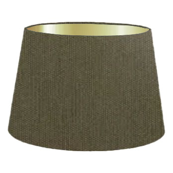 Khaki Cotton French Drum Lampshade