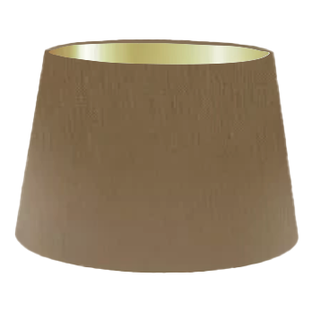 Khaki Silk French Drum Lampshade