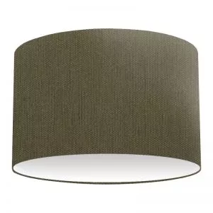 Khaki Cotton Drum Lampshade