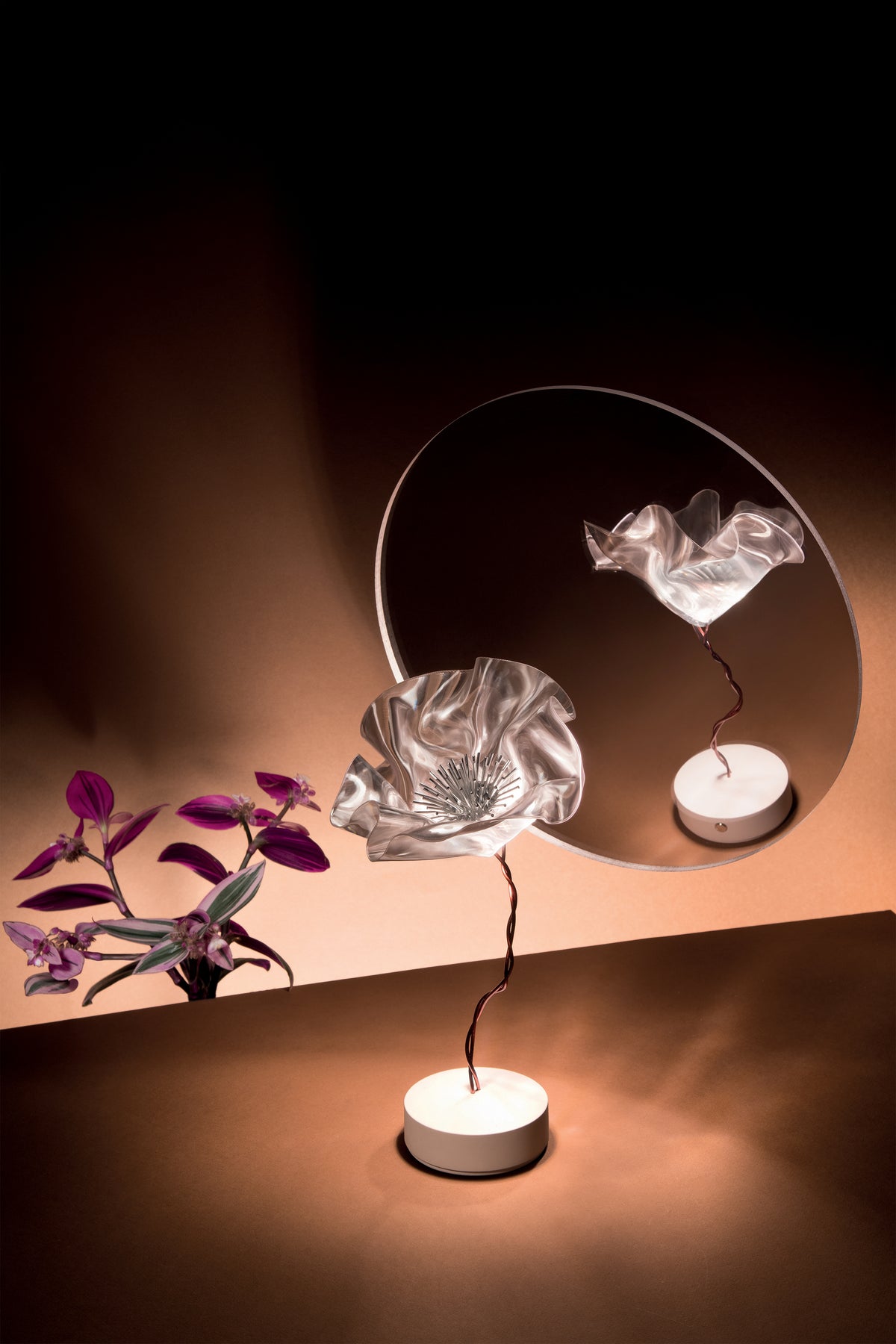 La Fleur Portable Table Lamp