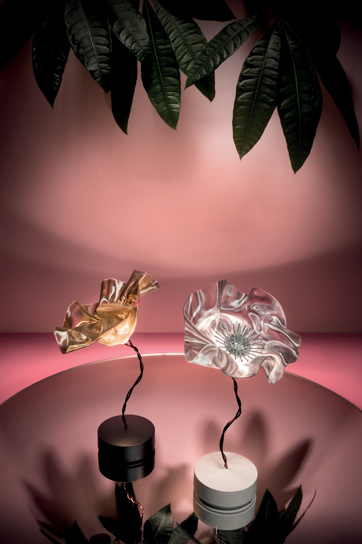 La Fleur Portable Table Lamp