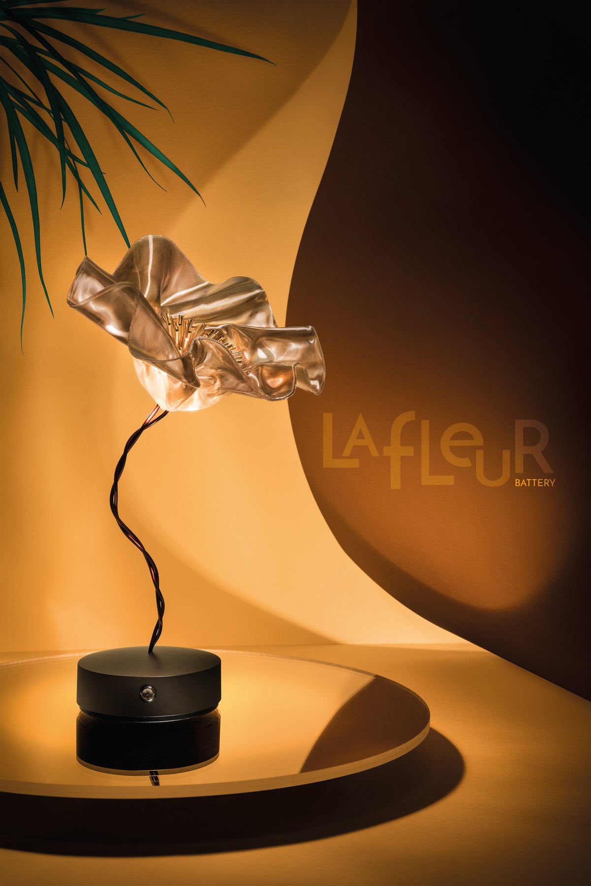 La Fleur Portable Table Lamp