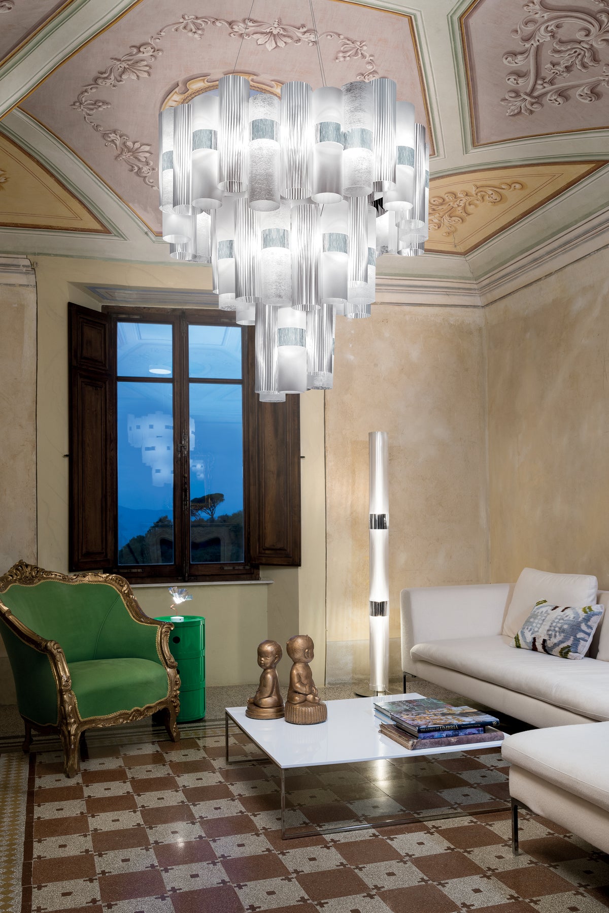 La Lollo Three-Tier Chandelier