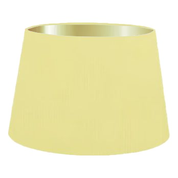 Lemon Cotton French Drum Lampshade