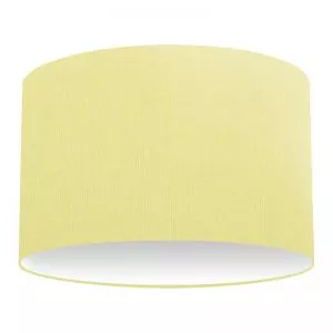 Lemon Cotton Drum Lampshade