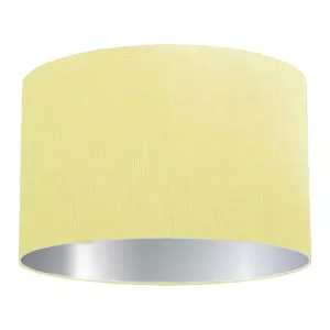 Lemon Cotton Drum Lampshade