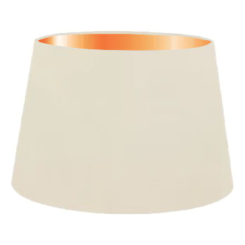 Light Beige Cotton French Drum Lampshade