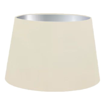 Light Beige Cotton French Drum Lampshade