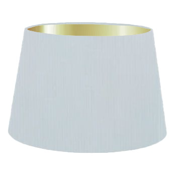 Light Blue Cotton French Drum Lampshade