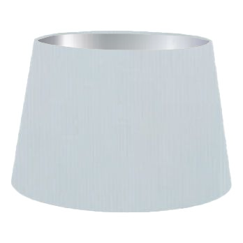 Light Blue Cotton French Drum Lampshade