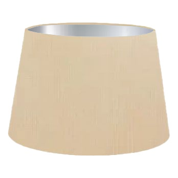 Light Salmon Cotton French Drum Lampshade