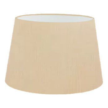 Light Salmon Cotton French Drum Lampshade