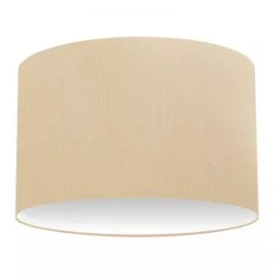 Light Salmon Cotton Drum Lampshade