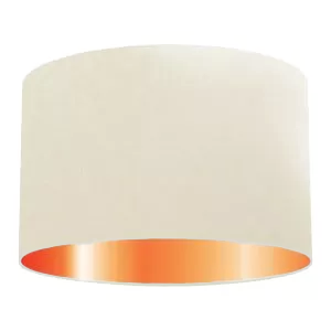 Light Beige Cotton Drum Lampshade