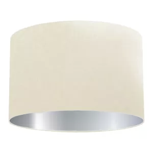 Light Beige Cotton Drum Lampshade