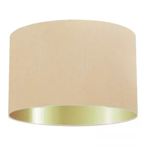 Light Salmon Cotton Drum Lampshade