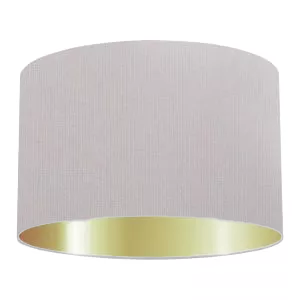 Light Violet Cotton Drum Lampshade