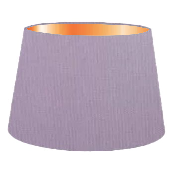 Lilac Cotton French Drum Lampshade