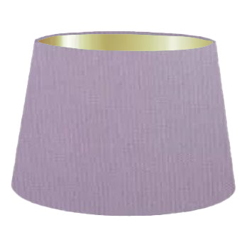 Lilac Cotton French Drum Lampshade