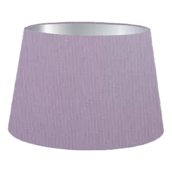 Lilac Cotton French Drum Lampshade