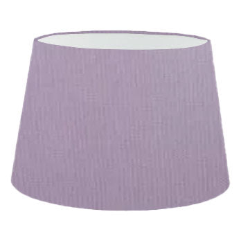 Lilac Cotton French Drum Lampshade