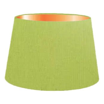 Lime Cotton French Drum Lampshade