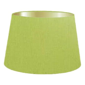 Lime Cotton French Drum Lampshade