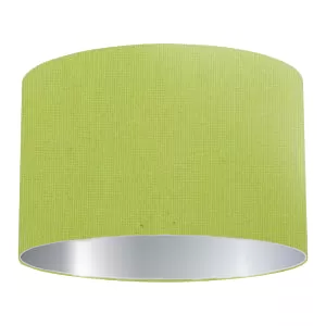 Lime Cotton Drum Lampshade