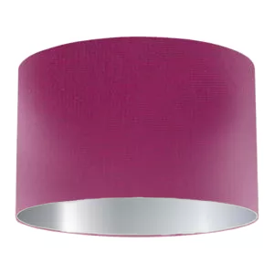 Magenta Silk Drum Lampshade