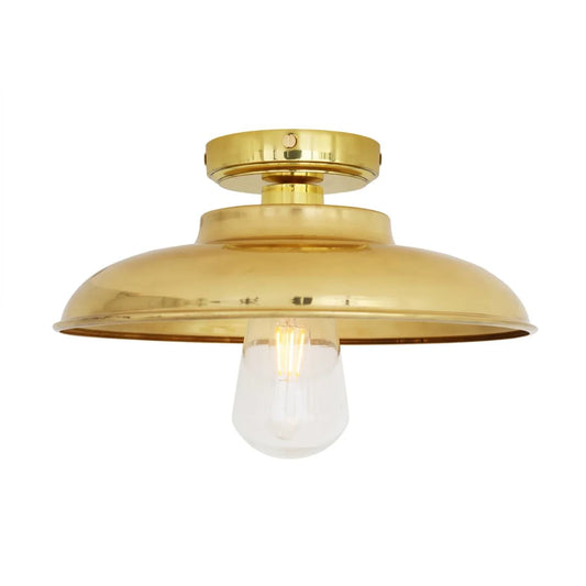 Darya Industrial Brass Ceiling Light IP65