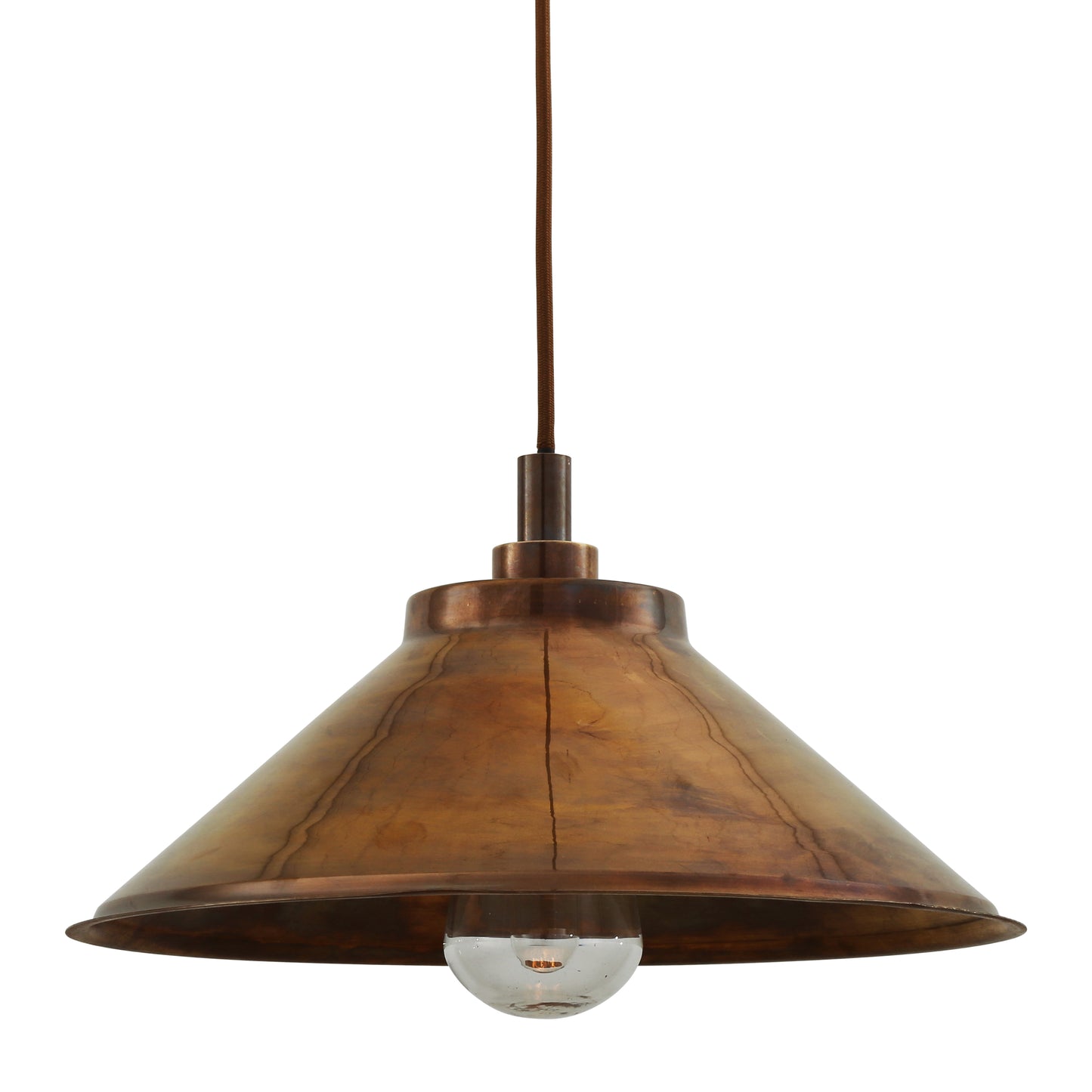 Nerissa Industrial Brass Pendant Light IP65