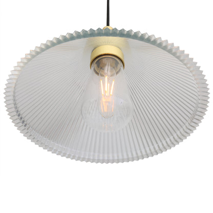 Beck Prismatic Glass Pendant Light IP65