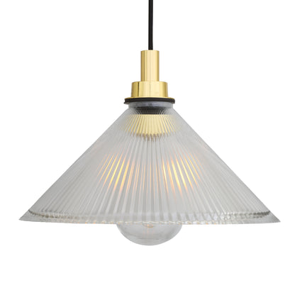 Beck Prismatic Glass Pendant Light IP65