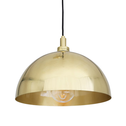 Hydra Brass Dome Pendant Light IP65