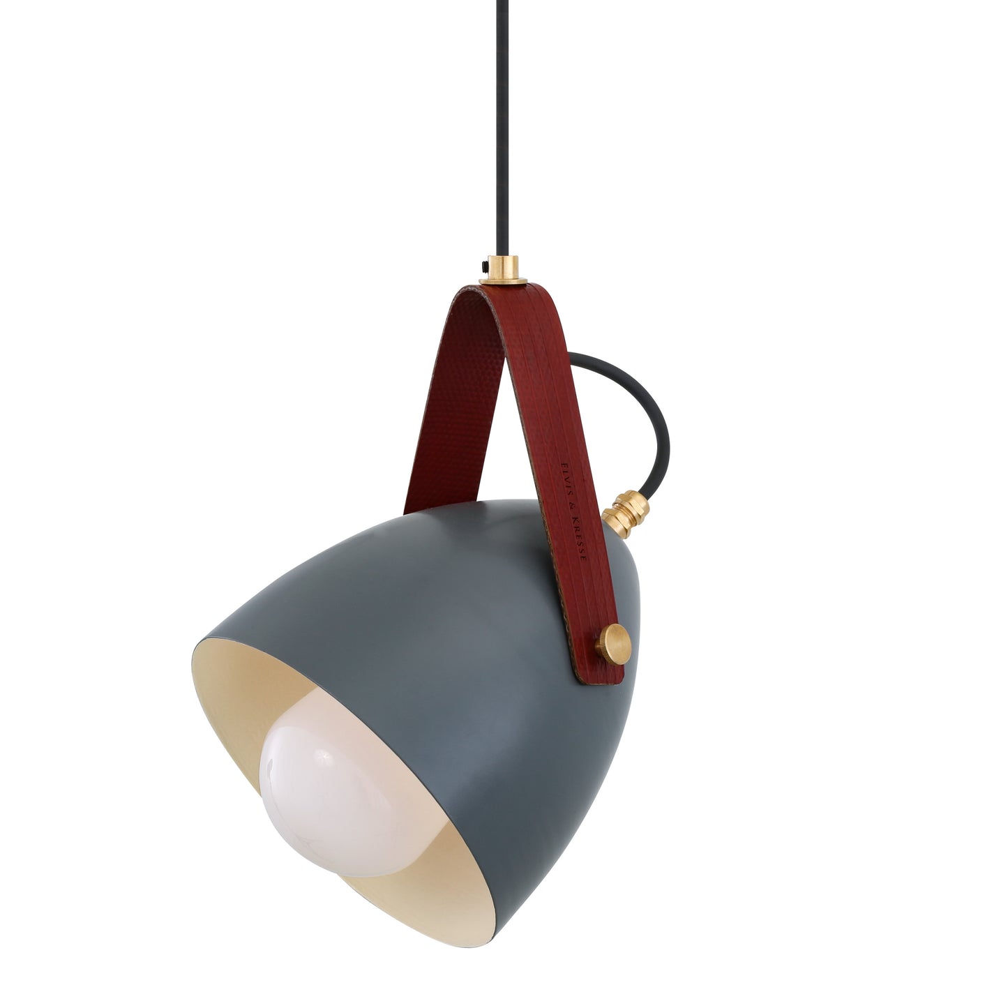 Lambeth Pendant with Rescued Fire-hose Strap IP65