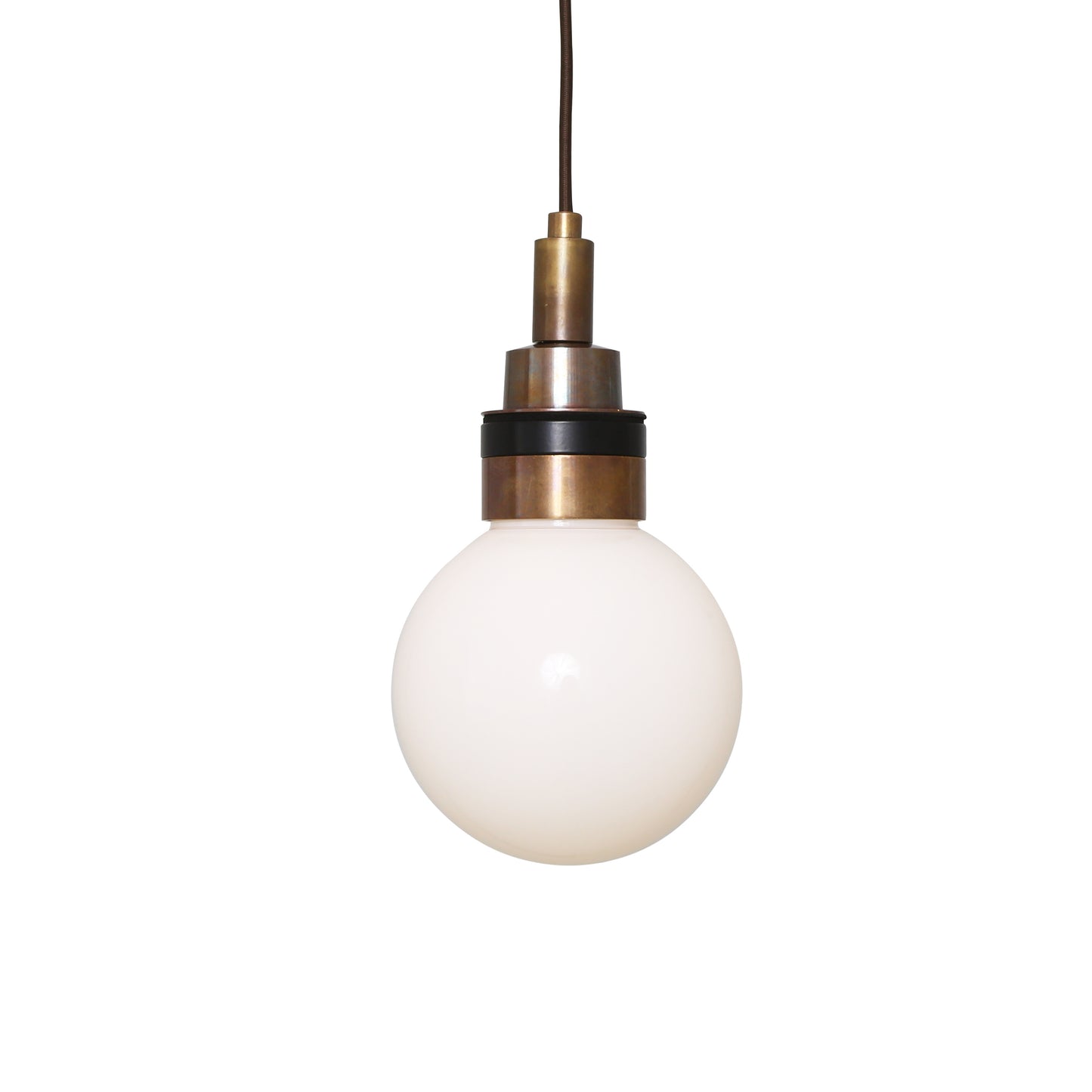 Loch Small Glass Globe Bathroom Pendant IP65