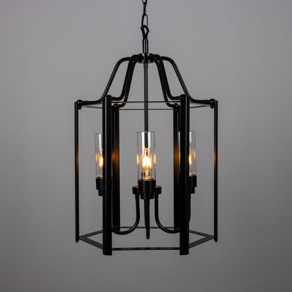 Portroe Outdoor Hanging Lantern for Porch IP65, Four Light