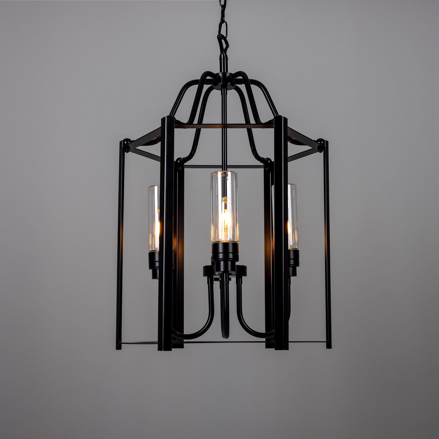 Portroe Outdoor Hanging Lantern for Porch IP65, Four Light