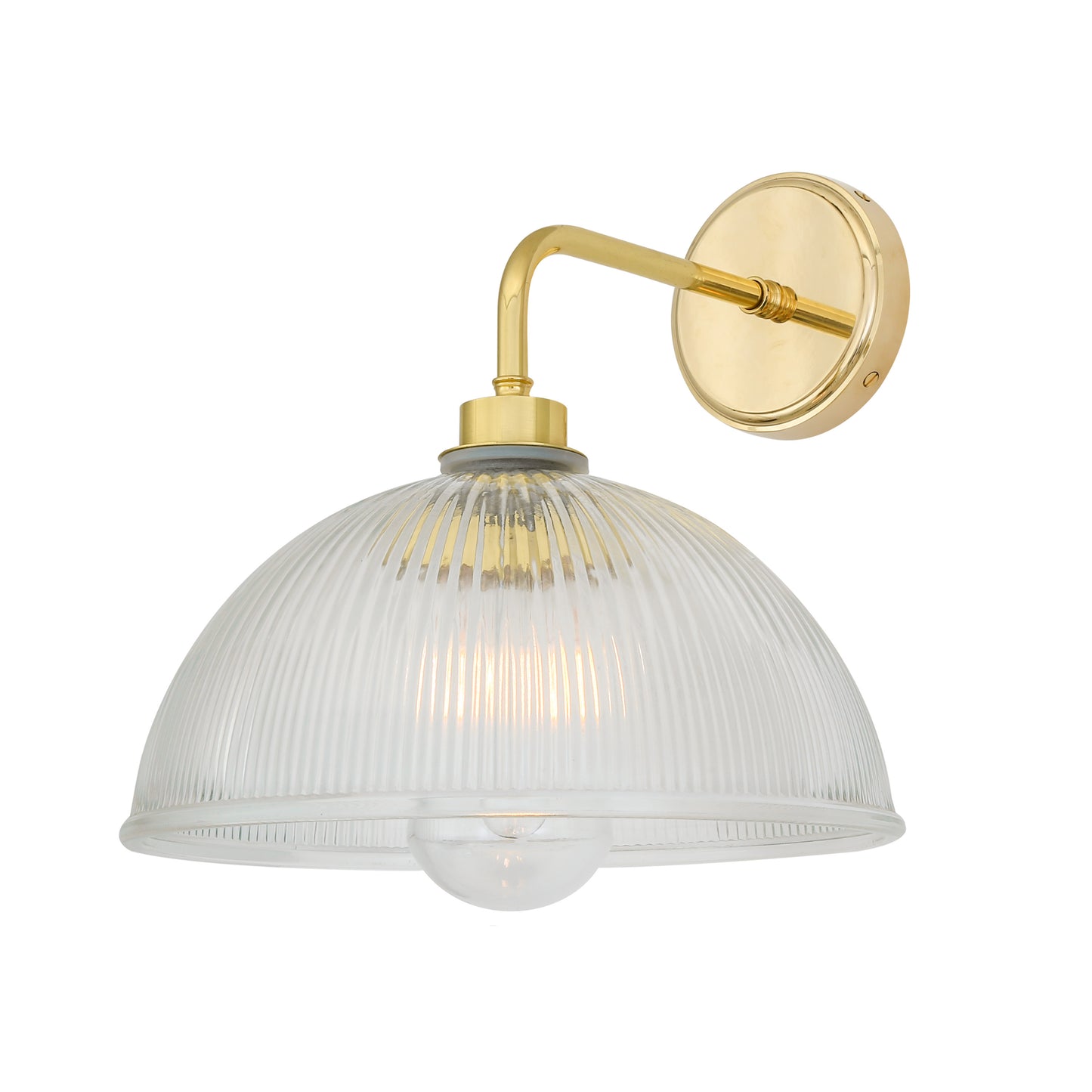 Maris Prismatic Glass Bathroom Wall Light IP65