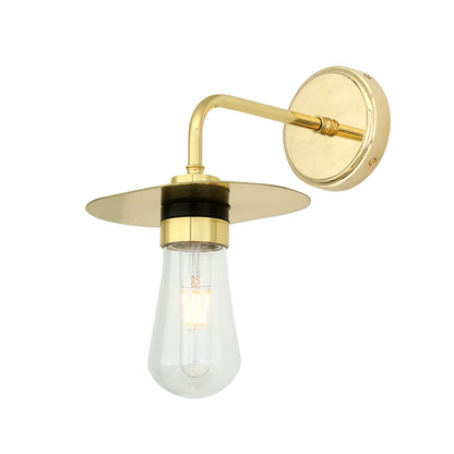 Kai Brass Bathroom Wall Light IP65