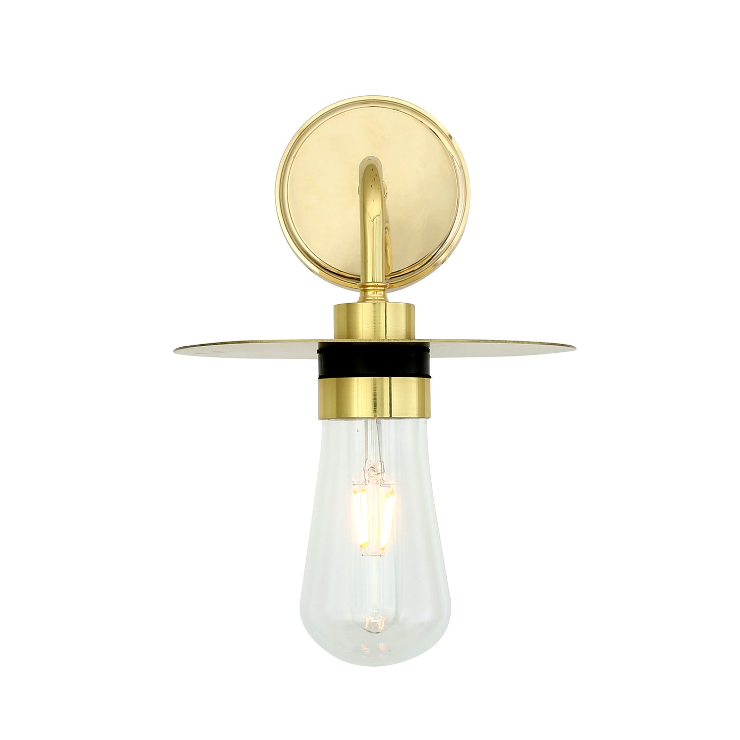 Kai Brass Bathroom Wall Light IP65