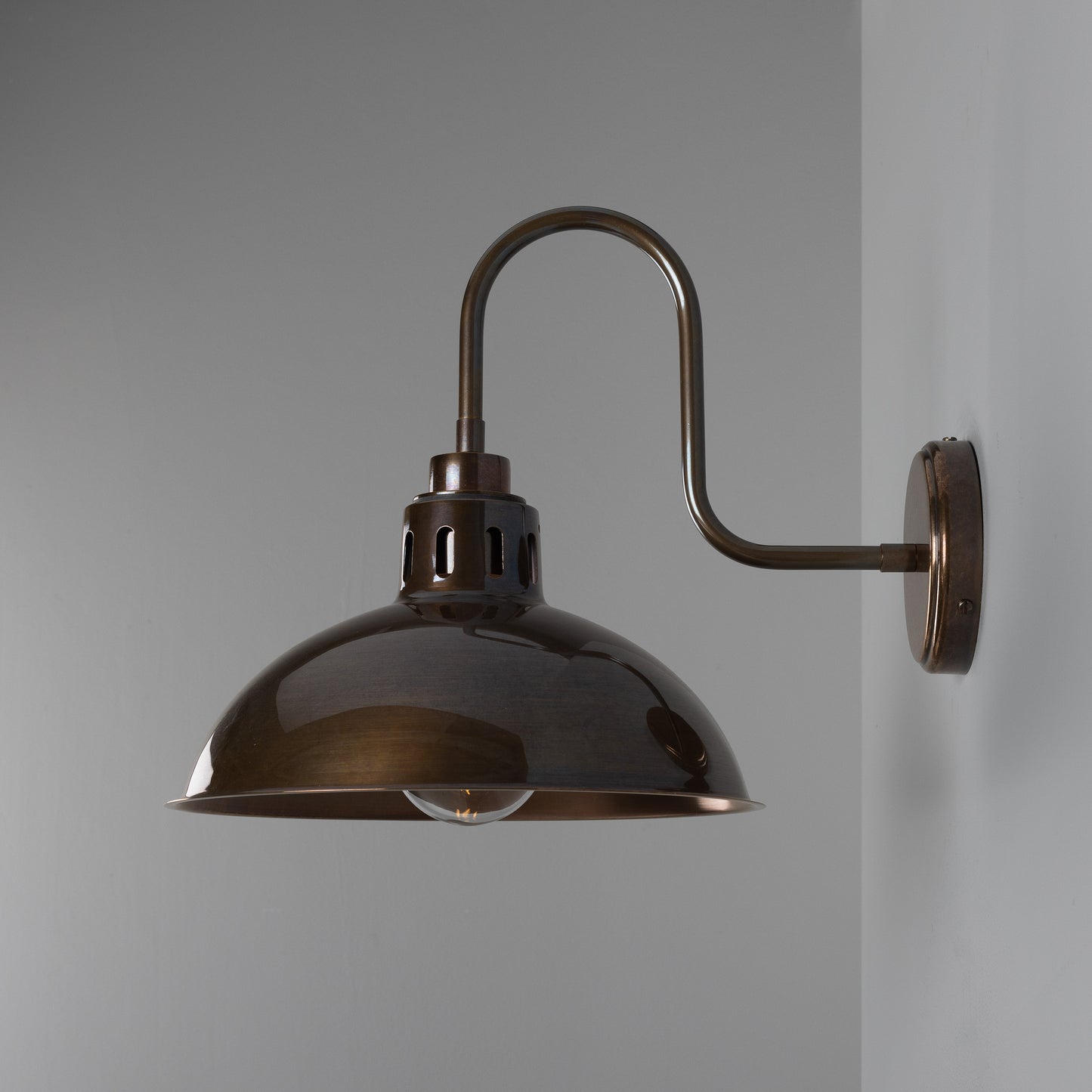 Talise Industrial Swan Neck Wall Light IP65