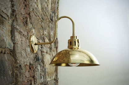 Talise Industrial Swan Neck Wall Light IP65