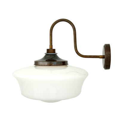 Anath Schoolhouse Swan Neck Wall Light IP44