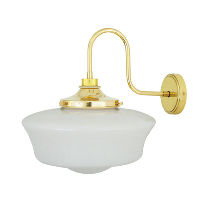 Anath Schoolhouse Swan Neck Wall Light IP44