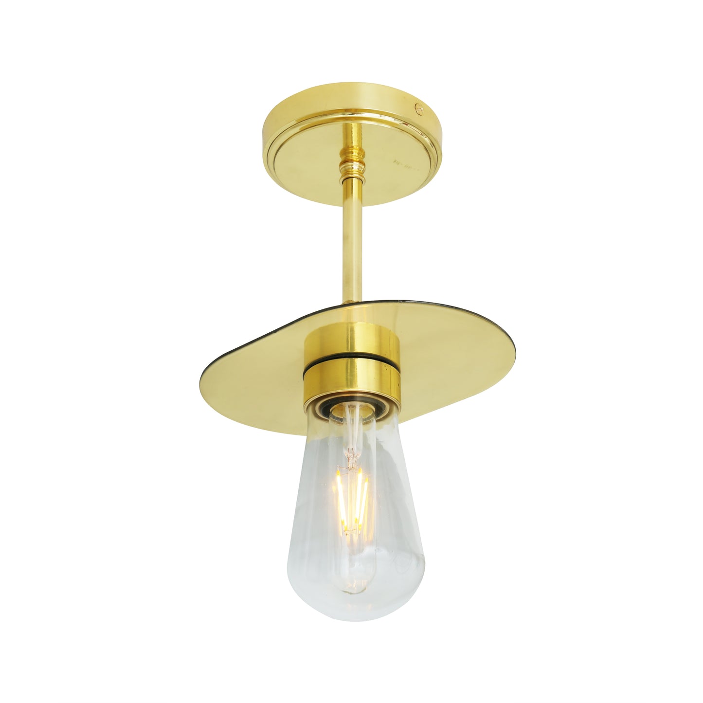 Kwaga Brass Ceiling Light IP65