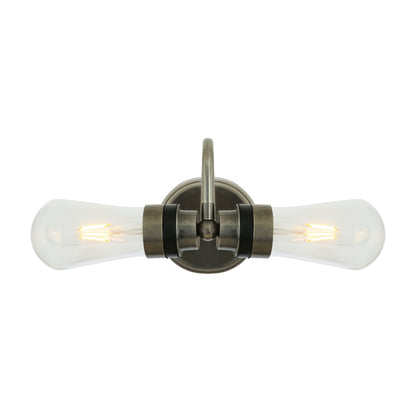 Michal Double Swan Neck Wall Light IP65